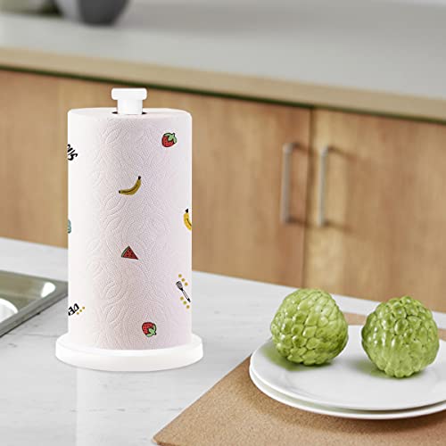 White Paper Towel Holder