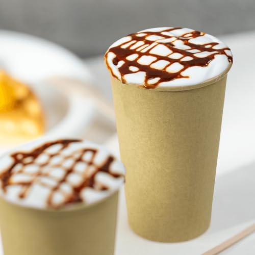 16z Kraft Paper Coffee Cups [1 (16 OZ / Kraft)