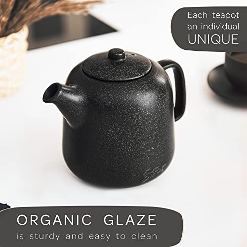Design Tea Pot (44 oz without warmer / Black)
