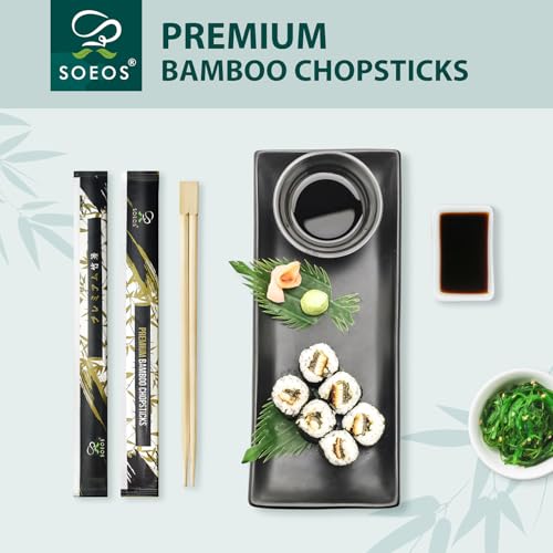 Premium Disposable Bamboo Chopsticks (9 Inch / 400 Sets)