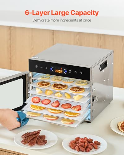 Food Dehydrator Machine (6-Trays/400W)
