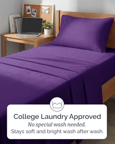 Twin XL 3 Piece Sheet Set (36 - Purple / Twin XL)