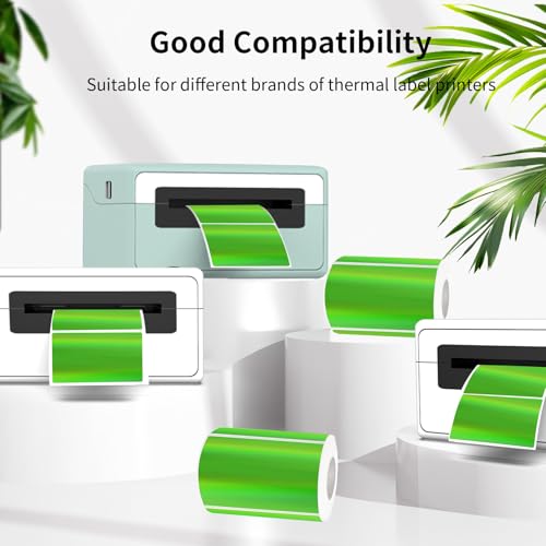 3x2 Inch Holographic Thermal Labels (Holographic Green / 2*3 inch)
