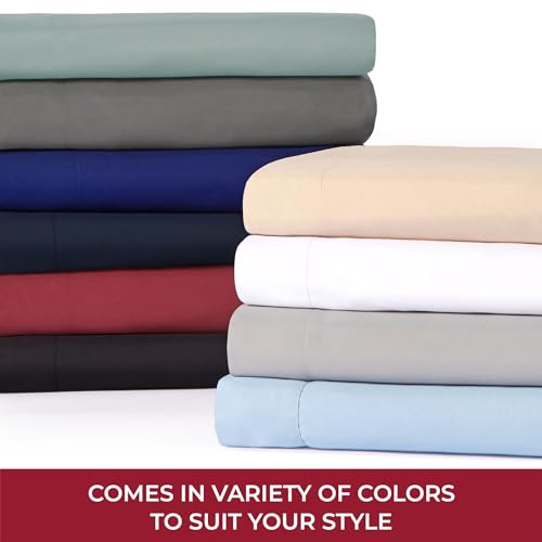 Iconic 4-PC, Ultra Soft Sheet Set (RV/Short Queen, Blue Hydrangea) (1573 Blue Hydrangea / RV / Short Queen)
