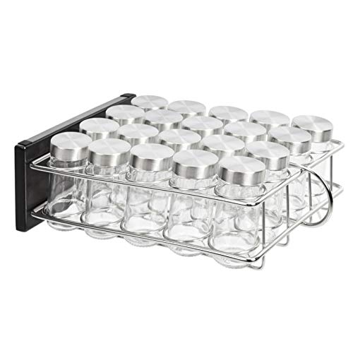 20 Jars Spice Rack Organizer