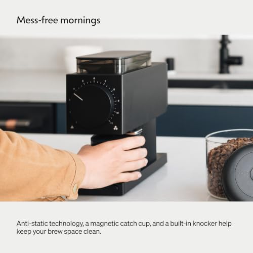 Ode Gen 2 64mm Flat Burr Coffee Grinder Electric (Matte Black)