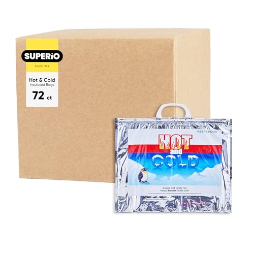 Hot and Cold Insulated Bags for Food Delivery (Small (Meal Size))