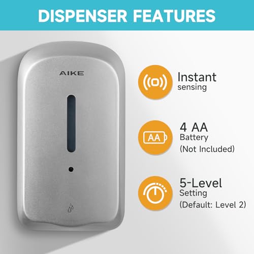 Liquid Automatic Soap Dispenser (Silver)
