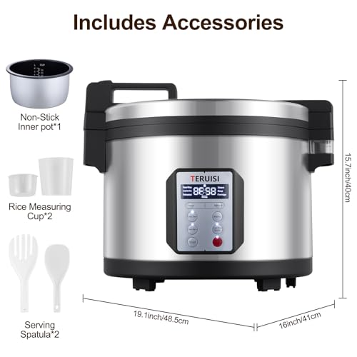 Commercial Rice Cooker (15.85 QT Capacity)