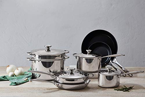 Tri Ply Stainless Steel 12 pc. Cookware Set (12 pc.)