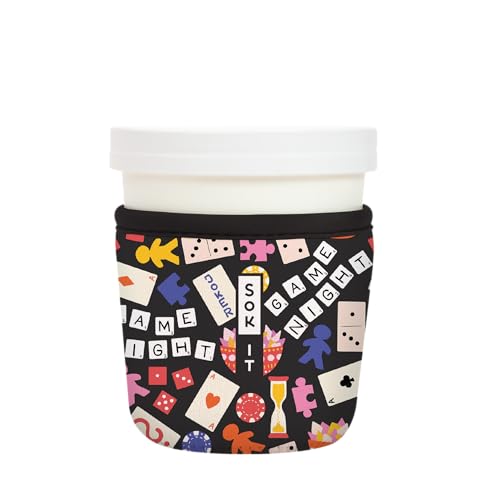 IceCreamSok Insulated Neoprene Cover (Game Night / Fits Tapered Pints)