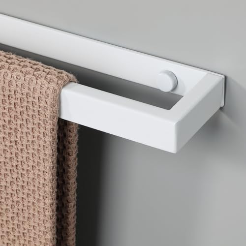 Hand Towel Holder Towel Bar for Bathroom Wall Mounted 12 Inch (White / 12-Inch)