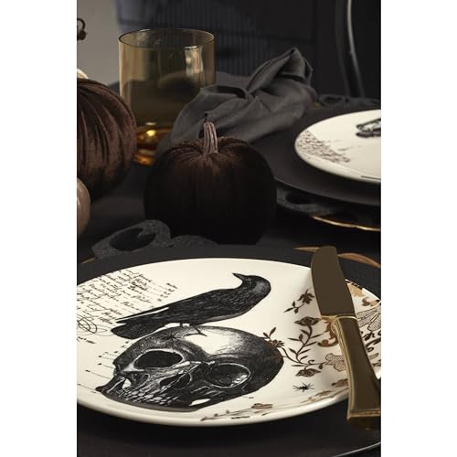 895246 Lx Collective Black Dinner Plates (6.30 LB / Dinner Plates, Set of 4)