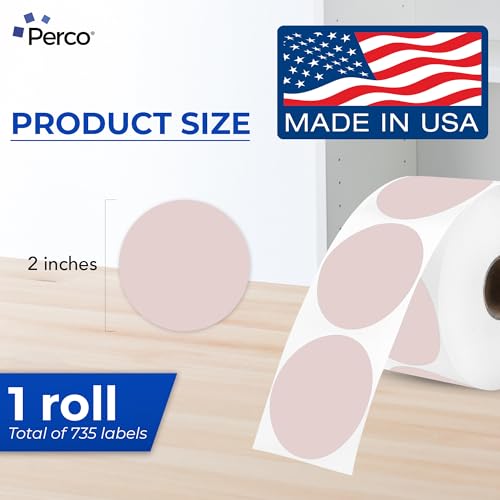Light Brown Thermal Labels (Light Brown / 735 Stickers)