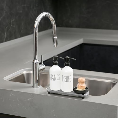 Soap Dispenser Set Comes with Stainless Steel Pumps
