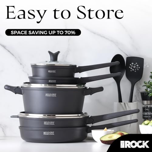 SOHO 15Pcs Cookware Set (Granite Black / 15PCS)