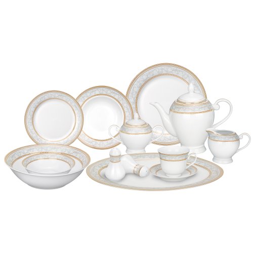 57 Piece Porcelain Dinnerware Set