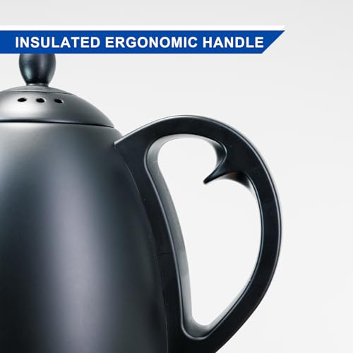 Cosmopolitan 1.0L Gooseneck Electric Kettle (Matte Black)