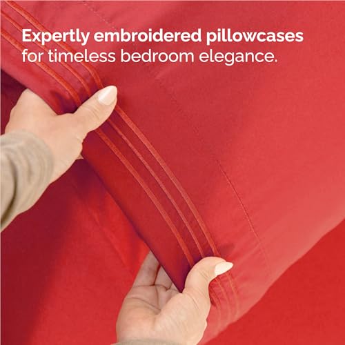 Full Size 4 Piece Sheet Set (27 - Red / Full)