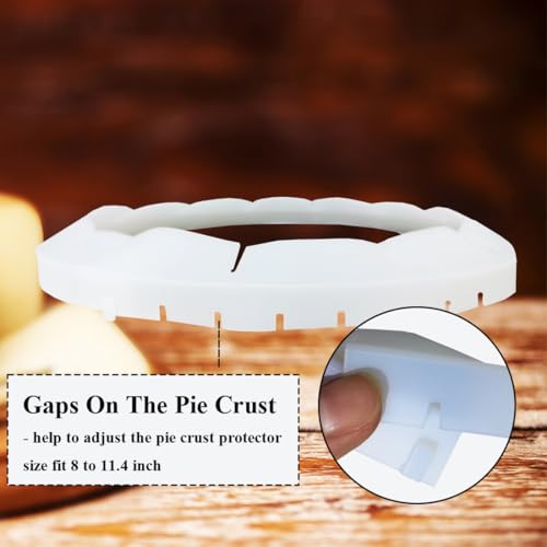 Adjustable Pie Crust Shields Baking Protectors (Transparent-1pcs)