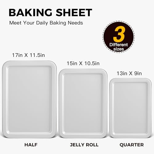 Cookie Sheet Baking Sheet Set (Noble Silver / L/M/S)