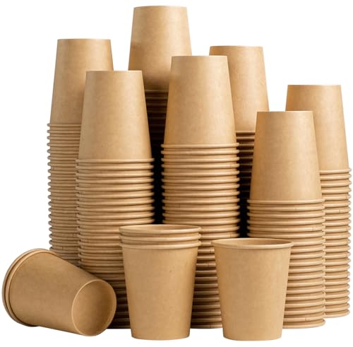 200 Pack 8 oz Kraft Paper Cups (Kraft-8oz-200pack)