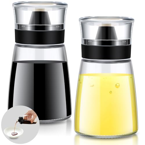 2 Pcs Oil and Vinegar Dispenser Set