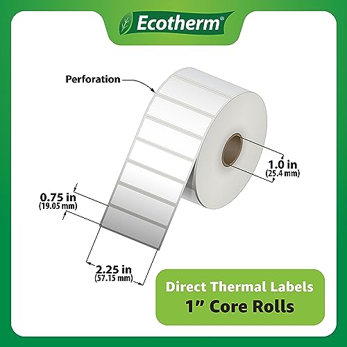 2.25" x .75" Thermal Labels (2.25 x .75 - 7120 Labels)