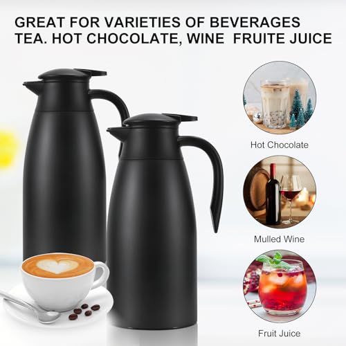 Thermal Coffee Carafe (Black / 71 Ounces)
