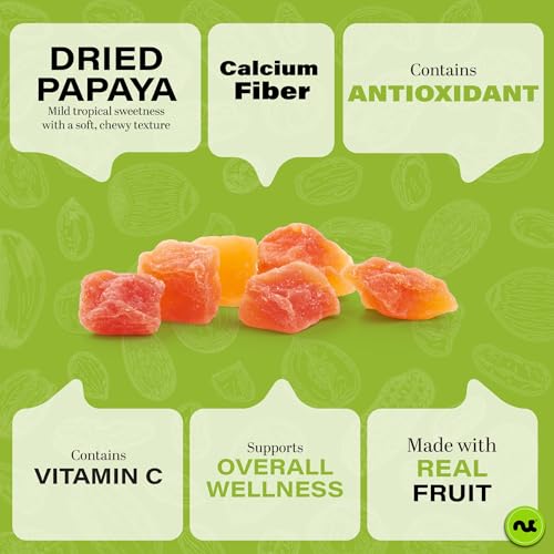Dried Papaya Chunks (Dried Papaya Chunks / 32 oz)