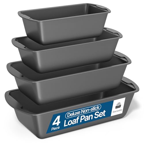 Loaf Pan Set 4 (Gray / 4 Pack (Varied Sizes))