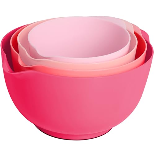 Mixing Bowls Set of 4 (Pink Gradient)