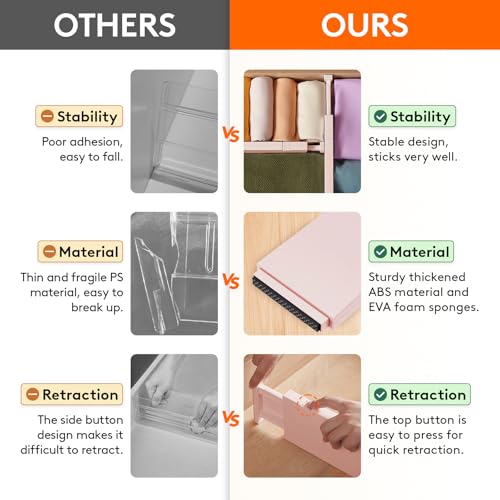4" High Upgrade Drawer Divider (6 Count)