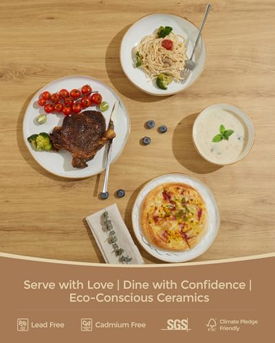 Plates and Bowls Sets (White / Set (16pcs))