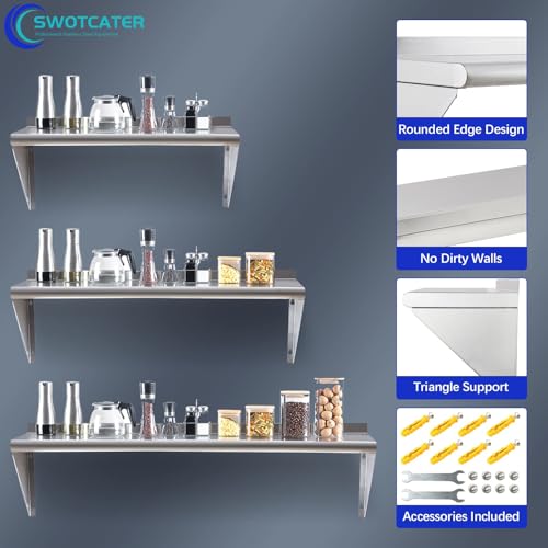 Stainless Steel Shelf 12"x36" (1 Piece / 12"x36")