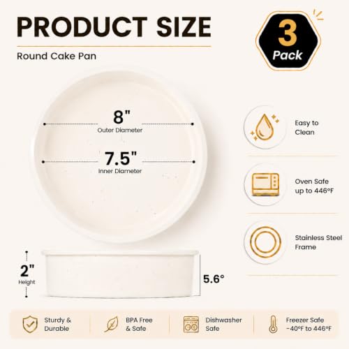 10 Inch Cake Pans (3 Count)
