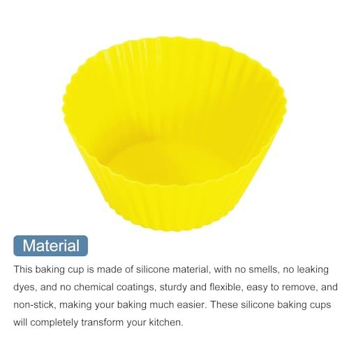 36Pcs Silicone Cupcake Liners
