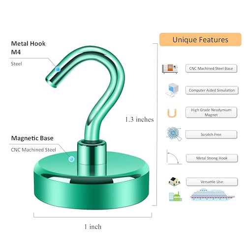 Magnetic Hooks (10 Count)