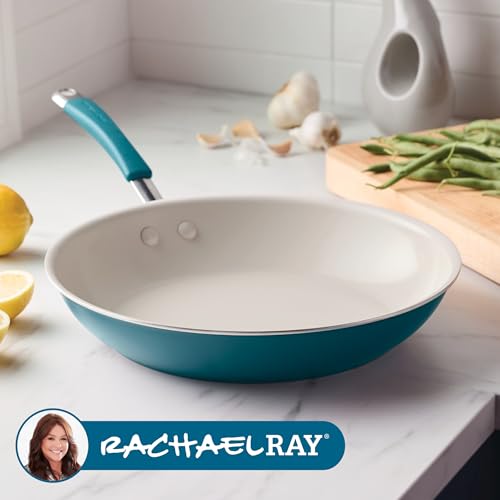 Cucina Ceramic Nonstick Frying Pan (Skillet (12.5") / Marine Blue)
