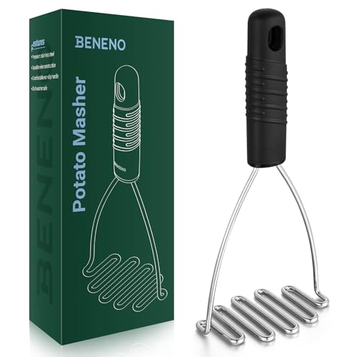 Ergonomic Soft Grip Stainless Steel Potato Masher