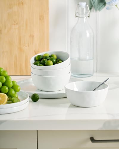 Mars Stoneware Dinnerware Set for 4 (White / Set(12pcs))