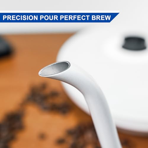 Cosmopolitan 1.0L Gooseneck Electric Kettle (White)
