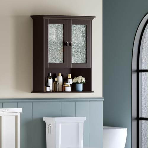 Bathroom Cabinet Wall Mount (Espresso)