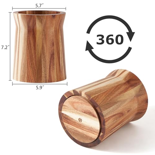 Wooden Utensil Holder for Countertop