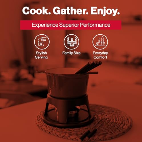 Sierra Cast Iron Fondue Set