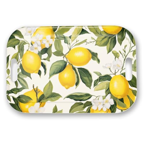 Serving Trays with Handles (Lemon and Lemon)