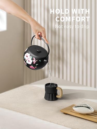 Teapot with Removable Infuser (0.9 Quarts / Morning Glory)