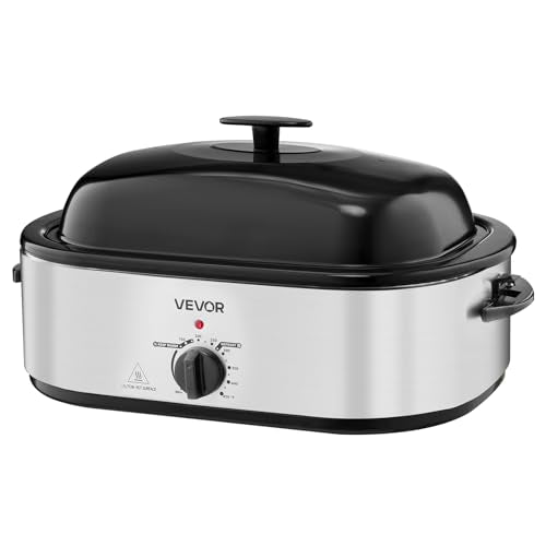 Roaster Oven 20QT Electric Roasting Pan (Silver / 20QT)