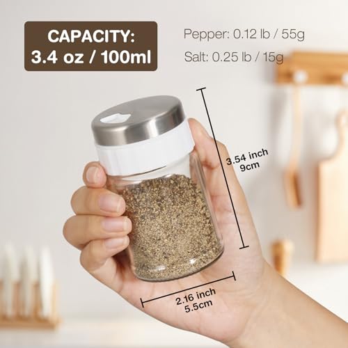 Salt and Pepper Shaker Set (Clear)