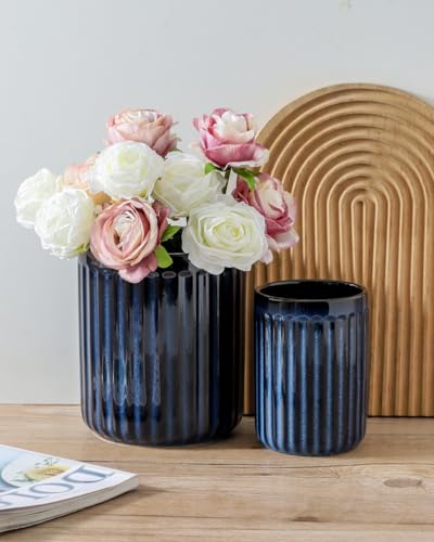 Kitchen Utensil Holder (Navy Blue / Set of 2)